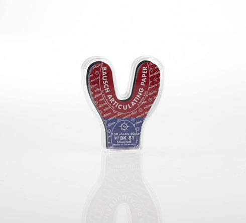 Bausch Arti-Check Micro-Thin 40μ 40 microns Blue Red Horseshoe Strips Progressive Color Transfer